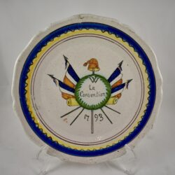 18th C. French Plate - La Convention